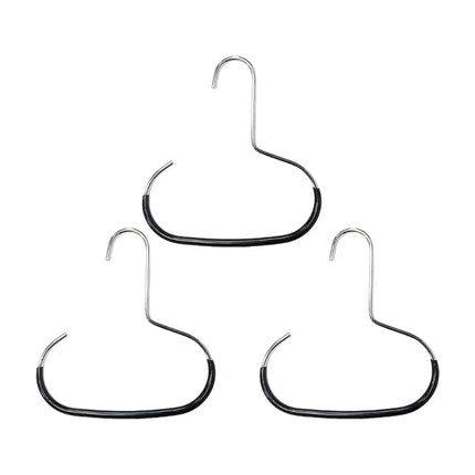 Tie Hanger Multifunction Hooks Circle Ring Hat Hanger Non-marking Non-slip Hat Storage Hook Scarf Towel Tie Hanging Rack