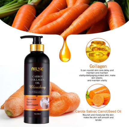 AILKE Collagen Whitening Set, Moisturizer, Hydration, Dark Spot Removal, Brightening Body Lotion, Armpit Whitening Cream