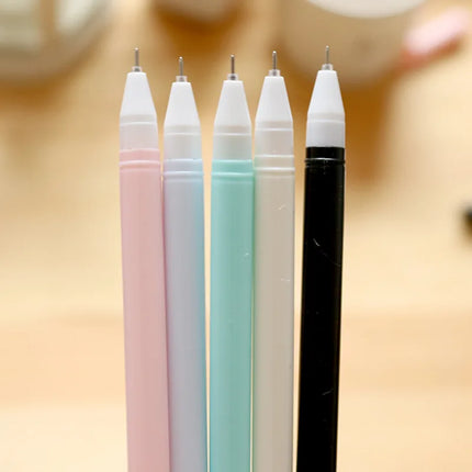 Set of 6 Cute Kitten Gel Pens, Suitable as Party Gifts for Boys and Girls, School Supplies, and Presents