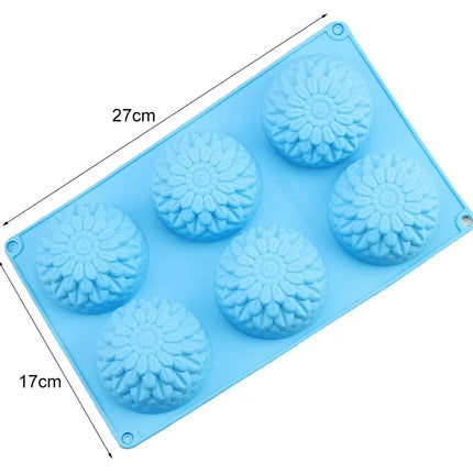 20 Design Silicone Mold For Baking Chocolate Fondant Cake Baking Mold Non-Stick Baking Pan Pastry Doughnut Dessert Making Tools