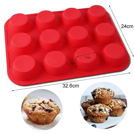 20 Design Silicone Mold For Baking Chocolate Fondant Cake Baking Mold Non-Stick Baking Pan Pastry Doughnut Dessert Making Tools