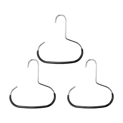 Tie Hanger Multifunction Hooks Circle Ring Hat Hanger Non-marking Non-slip Hat Storage Hook Scarf Towel Tie Hanging Rack