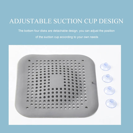 Silicone Sink Strainer, Shower Drain Plug Hair Catcher, Bathtub Kitchen Sink Filter Screen Bathroom Accessories