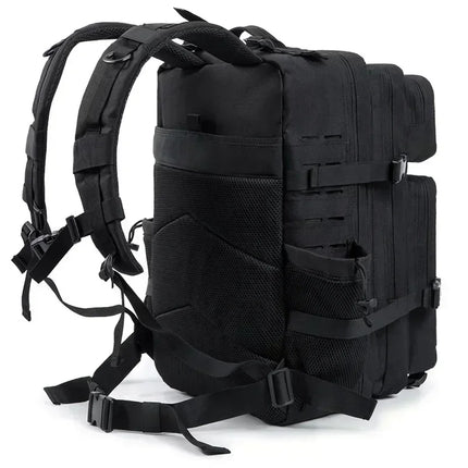 25L/45L Tactical Backpack Outdoor for Women/men Laser Cut Molle Hiking 3Day pack School Bag Gym Rucksack with Dual Cup Holder