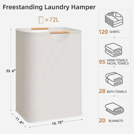 Collapsible Laundry Basket Dirty Clothes Storage Basket with Handle Hamper Sundries Storage Bag Bathroom Accessories