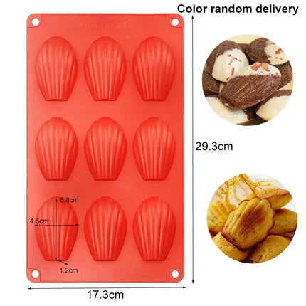 20 Design Silicone Mold For Baking Chocolate Fondant Cake Baking Mold Non-Stick Baking Pan Pastry Doughnut Dessert Making Tools