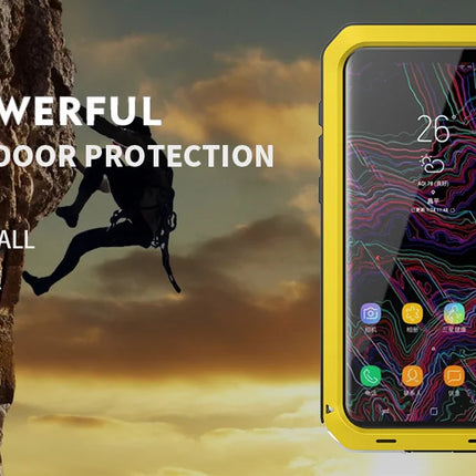 For Samsung Galaxy S24 S23 S22 S21 Ultra S10 S20 Plus Note 20 10 Luxury Armor Metal Heavy Duty Protection Case Shockproof Cover