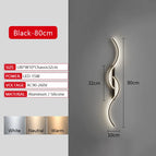 C-Black-80cm / Cold White-NO RC