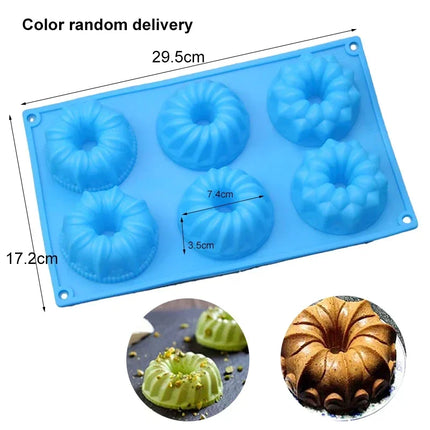 20 Design Silicone Mold For Baking Chocolate Fondant Cake Baking Mold Non-Stick Baking Pan Pastry Doughnut Dessert Making Tools