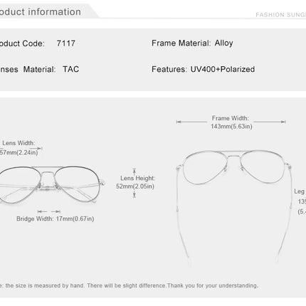 KINGSEVEN Pilot Alloy Sunglasses Polarization UV400 Anti-reflection Full Frame Parsnip Glasses Women Retro Luxury Eyewear