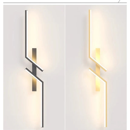Modern LED Wall Lamp Minimalist Led 13W-18W Light Bedroom Bedside Long Strip Wall Sconces Living Room Home Indoor Lighting