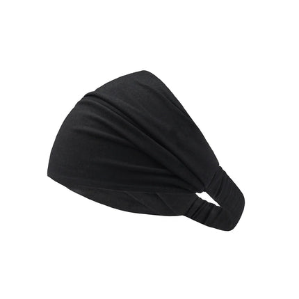 Solid Hairband Wide Hair Bands Elastic Headband Scarf For Muslim Woman Hair Hoop Headwrap Hairstyles Fashion Hair Bandana