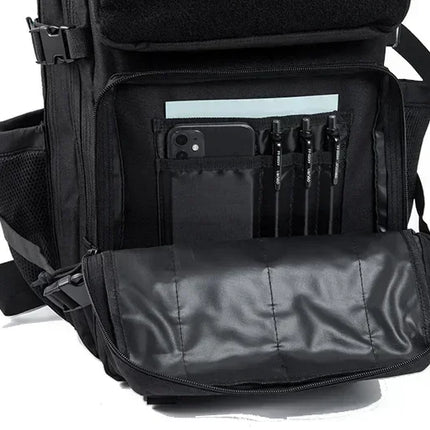 25L/45L Tactical Backpack Outdoor for Women/men Laser Cut Molle Hiking 3Day pack School Bag Gym Rucksack with Dual Cup Holder