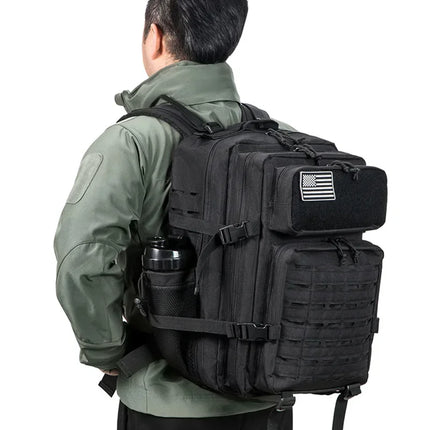 25L/45L Men's and Women's Tactical Backpacks , Outdoor Activities, Small School Backpacks with Water Bottle Holder