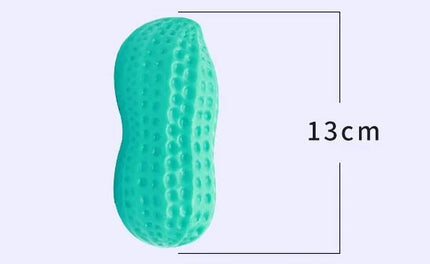 Dog Chewing Toy Simulation Peanut Squeaking Plaything Grinding Teeth Cleaning Anti Bite Rubber Cat Pet Toy Interactive Chew