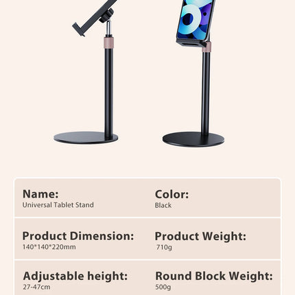 UPERFECT Rotating Portable Monitor Stand Height Adjustable Vesa Monitor Tablet Free Standing Low Profile Desk Mount up to 17.3"