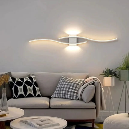 Modern LED Wall Lights Background Bedroom Bedside Aisle Wall Sconce Light Indoor Decoration LED Wall Lamps AC85-265V