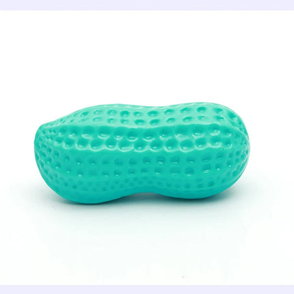 Dog Chewing Toy Simulation Peanut Squeaking Plaything Grinding Teeth Cleaning Anti Bite Rubber Cat Pet Toy Interactive Chew