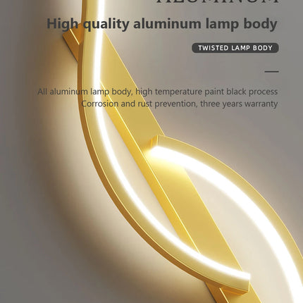 Modern LED Wall Lamp Minimalist Led Light Bedroom Bedside Long Strip Wall Sconces Living Room Home Indoor Lighting Fixture
