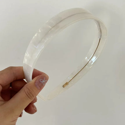 Fashion Acetate Headband  BLOND HAVANA Color Matching Hair Band Wide Headband Women Girls Hair Accessories