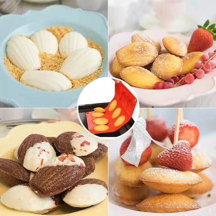 20 Design Silicone Mold For Baking Chocolate Fondant Cake Baking Mold Non-Stick Baking Pan Pastry Doughnut Dessert Making Tools