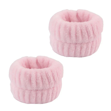 Spa Headband and Wrist Towels for Face Washing Set Elastic Bow Headbands with Highly Absorbent Wristbands for Shower Skincare