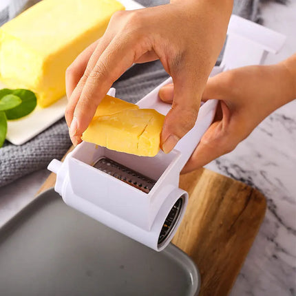Hand-Cranked Rotating Cheese Grater  Creative Kitchen Cheese Shredder Multi-functional Cheese Grater for Kitchen