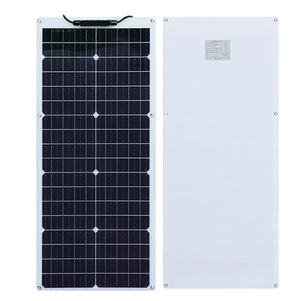 50W 100W Monocrystalline Flexible Solar Panel Kit 12V Battery Charger System For Home Camping Car RV Boat Off-grid Applications