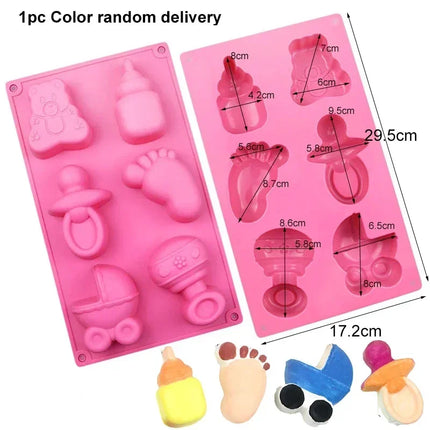 20 Design Silicone Mold For Baking Chocolate Fondant Cake Baking Mold Non-Stick Baking Pan Pastry Doughnut Dessert Making Tools