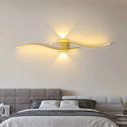 Modern LED Wall Lights Background Bedroom Bedside Aisle Wall Sconce Light Indoor Decoration LED Wall Lamps AC85-265V
