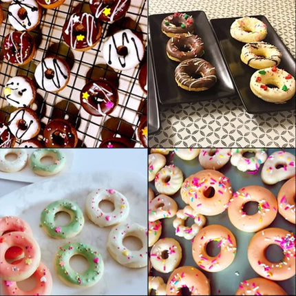 20 Design Silicone Mold For Baking Chocolate Fondant Cake Baking Mold Non-Stick Baking Pan Pastry Doughnut Dessert Making Tools
