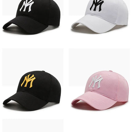 Fashion Letters Embroidery Baseball Caps Women Men Snapback Cap Female Male Visors Sun Hat Unisex Adjustable Cotton Trucker Hats