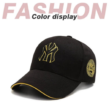Fashion Letters MY Embroidery Baseball Cap For Women Men Cotton Unisex-Teens Snapback Flat Bill Hip Hop Tide Hats Visors Sun Hat