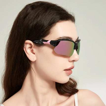 Fashion UV400 Safety Goggles Men Women  Running Mountaineering Sunglasses Bicycle MTB Eyewear Outdoor Sport Eyeglasses