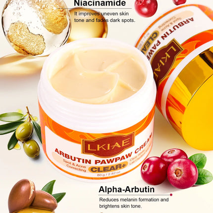 LKIAE Arbutin And Vitamin C Lightening Skin Care Kit, Brighten Dull Skin, Moisturizing, Dark Spot Corrector, For All Skin Tone