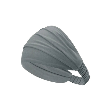 Solid Hairband Wide Hair Bands Elastic Headband Scarf For Muslim Woman Hair Hoop Headwrap Hairstyles Fashion Hair Bandana
