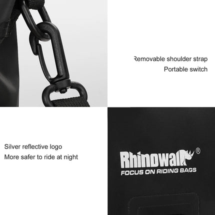 Rhinowalk Electric Scooter Handlebar Bag Waterproof Pannier Bag Multifunction Outdoor Riding Bag Portable Shoulder Bag 2023 New