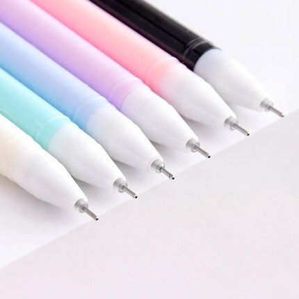 Set of 6 Cute Kitten Gel Pens, Suitable as Party Gifts for Boys and Girls, School Supplies, and Presents