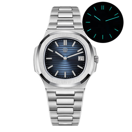 Watchdives WD0013 Quartz Watch Ronda 714 Movement 316L Stainless Steel Sapphire Crystal Super Luminous Waterproof Men Watches