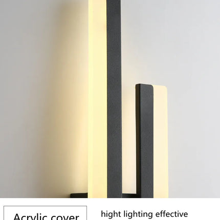 LED Bedroom Wall Lamp Wall Sconces Copper Line Pipe Acrylic Lampshade Indoor Lighting for Living Room Corridor Light Fixture