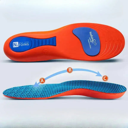 Sport Insoles for Shoes Sole Shock Absorption Deodorant Breathable Cushion Running Insoles for Feet Man Women Orthopedic Insoles