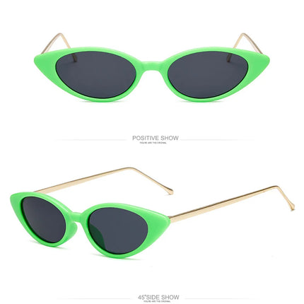 Ladies Cat Eye Sunglasses Women Brand Designer Fashion Small Frame Sun Glasses for Female Trend Glasees UV400 O5