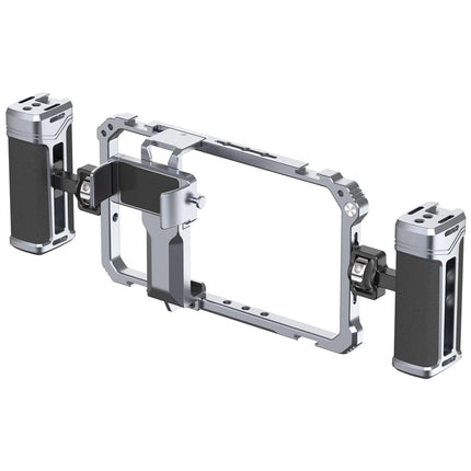 Ulanzi Universal Smartphone Video Rig Phone Cage with Dual Hand Grip Phone Vlog for iPhone Android Smartphone Photography