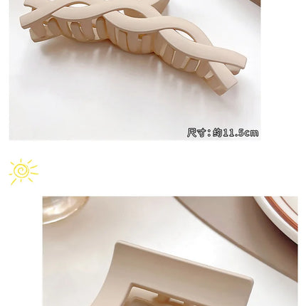 Kiss Jewelry Milk Coffee Butterfly Flower Geometric Hair Claws Headband Women Korean Fashion Makeup Hair Clips Crab Accessories