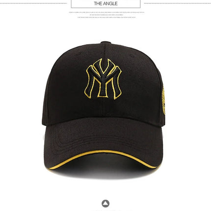 Fashion Letters MY Embroidery Baseball Cap For Women Men Cotton Unisex-Teens Snapback Flat Bill Hip Hop Tide Hats Visors Sun Hat