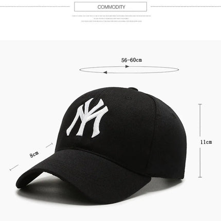 Fashion Letters Embroidery Baseball Caps Women Men Snapback Cap Female Male Visors Sun Hat Unisex Adjustable Cotton Trucker Hats