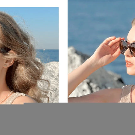 ZENOTTIC Fashion Cateye Polarized Sunglasses for Women - Oversized Sun Glasses UV400 Protection Retro Shades Designer Style