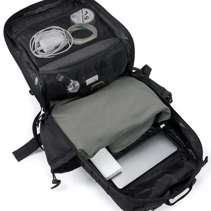 25L/45L Tactical Backpack Outdoor for Women/men Laser Cut Molle Hiking 3Day pack School Bag Gym Rucksack with Dual Cup Holder