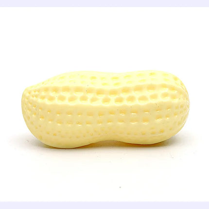 Dog Chewing Toy Simulation Peanut Squeaking Plaything Grinding Teeth Cleaning Anti Bite Rubber Cat Pet Toy Interactive Chew