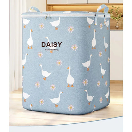 2025 Cotton Quilt Storage Bag Large Capacity Quilt Storage Box Non Woven Clothes Special Storage Moving Luggage Bag Portable